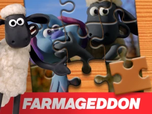 A Shaun the Sheep Movie Farmageddon Jigsaw Puzzle - Play Free Puzzle Browser Game Online Instantly