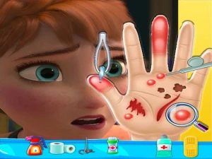 Anna frozen Hand Doctor: Fun Games for Girls Onlin - Play Free Girls Browser Game Online Instantly