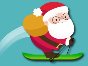 Avalanche - Santa Ski Xmas - Play Free Sports Browser Game Online Instantly