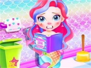 Baby Mermaid Caring Game - Play Free Online HTML5 Browser Game on TapToRun