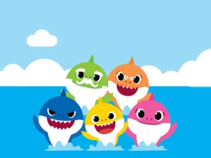 Baby Shark Coloring - Play Free Online HTML5 Browser Game on TapToRun