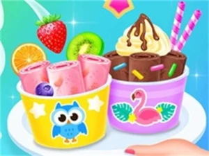 Baby Taylor Ice Cream Roll Fun Game - Play Free Girls Browser Game Online Instantly