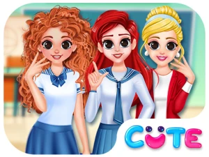 BFF Princess Back To School - Play Free Online HTML5 Browser Game on TapToRun