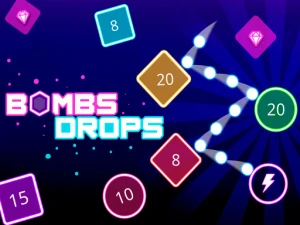 Bombs Drops - Physics balls - Play Free Online HTML5 Browser Game on TapToRun