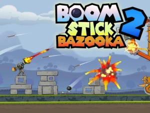 Boom Stick Bazooka 2 Puzzles - Play Free Shooting Browser Game Online Instantly