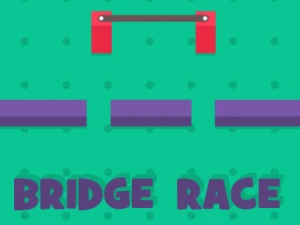 Bridge Race Test of Precision - Play Free Puzzle Browser Game Online Instantly