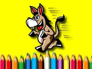 BTS Donkey Coloring Book - Play Free Girls Browser Game Online Instantly