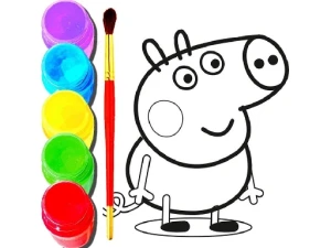 BTS Peppa Pig Coloring - Play Free Girls Browser Game Online Instantly