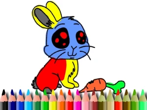 BTS Rabbit Coloring Book - Play Free Puzzle Browser Game Online Instantly