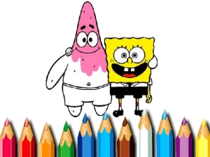 BTS Sponge Bob Coloring - Play Free Girls Browser Game Online Instantly