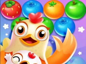 Bubble Shooter Chicken - Play Free Puzzle Browser Game Online Instantly