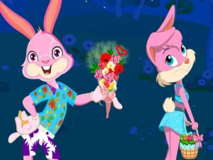 Bunny Love DressUp - Play Free Online HTML5 Browser Game on TapToRun