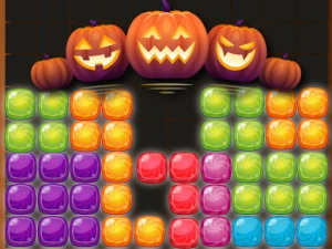 Candy Puzzle Blocks Halloween - Play Free Online HTML5 Browser Game on TapToRun