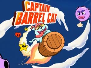 Captain Barrel Cat - Play Free Online HTML5 Browser Game on TapToRun