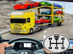 Car Transporter Truck Vehicle Transporter Trailer - Play Free Racing Browser Game Online Instantly