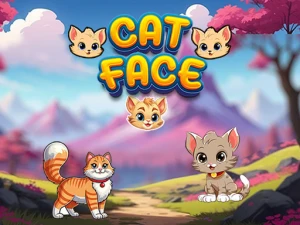 Cat Face - Play Free Puzzle Browser Game Online Instantly