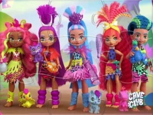 Cave Club Dolls Match 3 Puzzle Game - Play Free Online HTML5 Browser Game on TapToRun