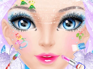 Christmas Makeup Salon - Play Free Online HTML5 Browser Game on TapToRun