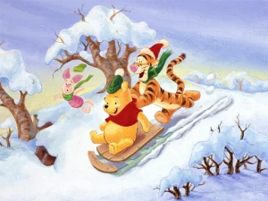 Christmas Winnie Pooh Jigsaw - Play Free Online HTML5 Browser Game on TapToRun