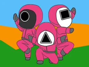 Coloring Book Squid Game - Play Free Online HTML5 Browser Game on TapToRun