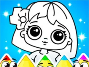 Coloring Dolls Game - Play Free Girls Browser Game Online Instantly