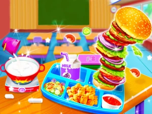 Cooking Lunch At School - Play Free Online HTML5 Browser Game on TapToRun