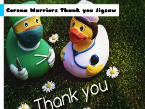 Corona Warriors Thank you Jigsaw - Play Free Puzzle Browser Game Online Instantly
