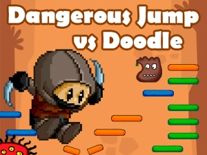 Dangerous Jump vs Doodle Jump - Play Free Online HTML5 Browser Game on TapToRun