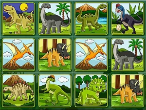 Dino Memory - Play Free Puzzle Browser Game Online Instantly