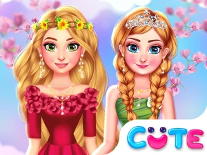 Disney Girls Spring Blossoms - Play Free Girls Browser Game Online Instantly