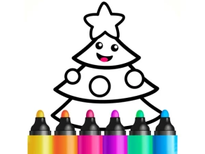 Drawing Christmas For Kids - Play Free Girls Browser Game Online Instantly
