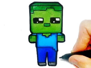 Easy Kids Coloring Minecraft - Play Free Online HTML5 Browser Game on TapToRun