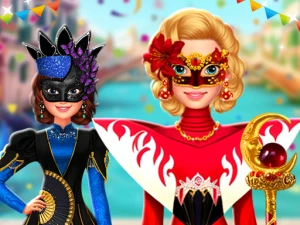 Ellie and Friends Venice Carnival - Play Free Girls Browser Game Online Instantly