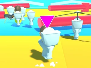 Fall Boys Skibidi Toilet - Play Free Action Browser Game Online Instantly