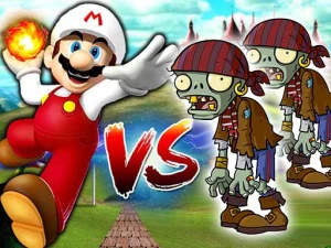 Fat Mario vs Zombies - Play Free Online HTML5 Browser Game on TapToRun
