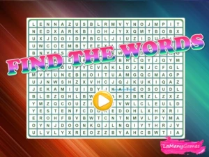 FIND THE WORDS - Play Free Puzzle Browser Game Online Instantly