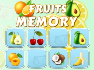 Fruits Memory HTML5 - Play Free Puzzle Browser Game Online Instantly