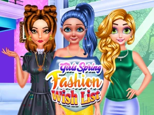 Girls Spring Fashion Wish List - Play Free Girls Browser Game Online Instantly