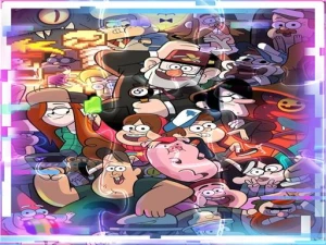 Gravity Falls Match3 Puzzle - Play Free Online HTML5 Browser Game on TapToRun