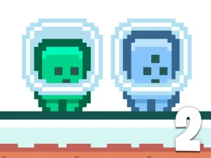 Green and Blue Cuteman 2 - Play Free Online HTML5 Browser Game on TapToRun