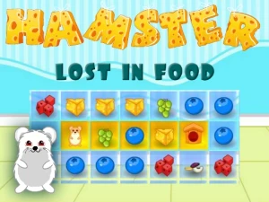 Hamster Lost In Food - Play Free Online HTML5 Browser Game on TapToRun