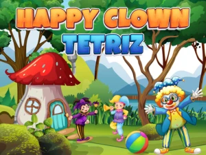 Happy Clown Tetriz - Play Free Online HTML5 Browser Game on TapToRun
