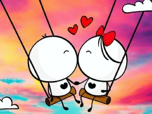 Happy Valentines Day Spot the Difference - Play Free Puzzle Browser Game Online Instantly