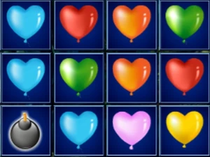 Heart Balloons Block Collapse - Play Free Online HTML5 Browser Game on TapToRun