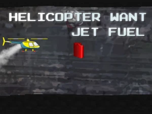 Helicopter Want Jet Fuel - Play Free Puzzle Browser Game Online Instantly