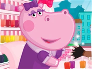 Hippo Manicure Salon Game - Play Free Online HTML5 Browser Game on TapToRun