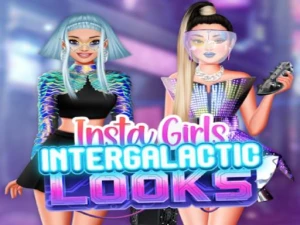 Insta Girls Intergalactic Looks - Play Free Online HTML5 Browser Game on TapToRun