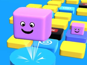Jump Stacky Cube 3D - Play Free Online HTML5 Browser Game on TapToRun