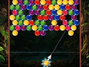Jungle Bubble Drop - Play Free Puzzle Browser Game Online Instantly