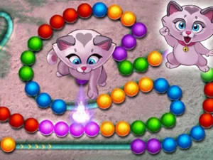 Kitty Marbles - Play Free Puzzle Browser Game Online Instantly